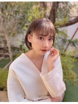 ソードリーフ ヘアーアンドスパ 鶴見店(swordlief hair&spa) 【swordlief 森下栄一朗】ショートボブ×インナーカラー