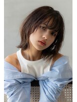 オースティン 登戸向ケ丘遊園(AUSTIN)&nbsp;大人かわいい前髪セシルカットココアブラウンフリンジウェーブ