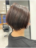 髪質改善/切りっぱなしボブ/美髪/30代40代/［人形町］
