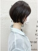 【morio札幌】札幌ショート　大人かわいい黒髪ショートボブ