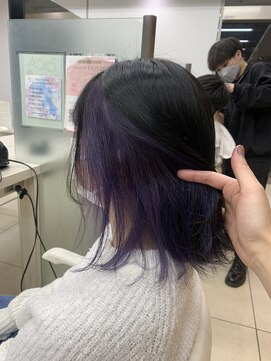 プロデュース 東橋本店(Produce) インナーカラー×ブルーバイオレット【橋本/東橋本】