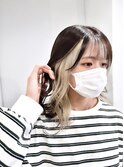 20代30代ハイトーンホワイトイヤリングカラー