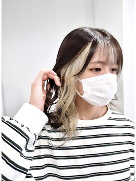 マリン(Marine) 20代30代ハイトーンホワイトイヤリングカラー