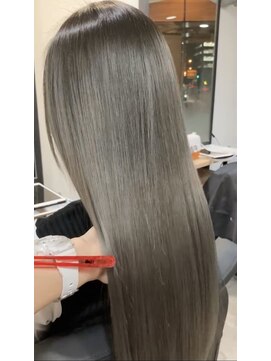 ラフ 難波店(LAFF) #黒髪#ボブルフ#ネビージュ#小顔#ワンレン