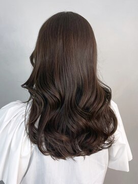 アイティー バイ アルバム 中野店(IT by ALBUM) チョコレートブラウン_斜めバンググレージュカラー_ba417531