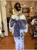 ゆかたの帯結び
