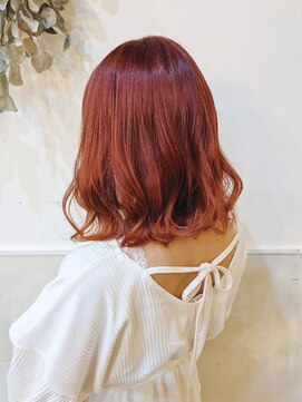 ボアップ(boappu) #オレンジカラー#ケアブリーチ#髪質改善トリートメント