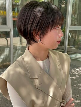 アロ 大阪梅田(alo) 【川原拓也】黒髪ショートボブ#大阪梅田#ショートボブ#髪質改善