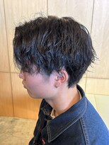 ニアウ 伊勢崎連取店(Niau)&nbsp;メンズマッシュパーマツイストスパイラルパーマ波巻きパーマ