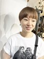 アンユヘアー 与野駅前店(unu.hair) ショートカット/ボブ/ハンサムショート/ブルージュ/白髪ぼかし