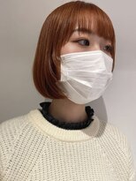 ヌークバイラヴェスト 四日市(neuk by lovest)&nbsp;オレンジベージュ×ぽてっとボブ