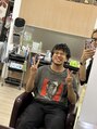 アクトヘアー 大府(Act hair) こちら知立店のタケヤマ先輩!漢らしくワイルドなスタイルに!