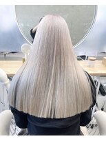 ベル 表参道Terrace(Belle) ケアブリーチを使用したデザインカラー スタイリスト阿部ちあき