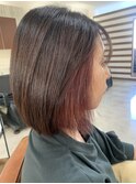 インナーカラーボブ