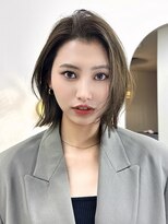 シーテ(Ciete)&nbsp;マロンベージュレイヤーくすみグレージュ韓国巻き前髪20代30代