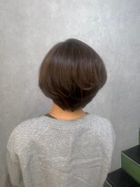 ウィスプ 赤羽店(wisp)&nbsp;白髪ぼかし×髪質改善ケアカラー 大人レイヤーショート#1