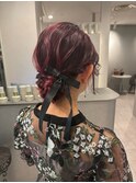 ナチュラルお呼ばれヘアセット
