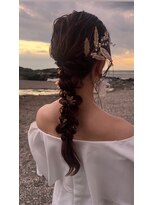 ジーナ 千葉(Zina)&nbsp;結婚式に☆あみおろしスタイル