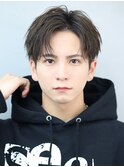 刈り上げセンターパート