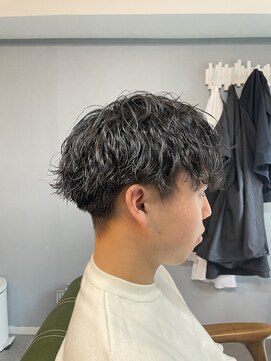 グリードヘア(GREED HAIR) マッシュ×波巻きパーマ