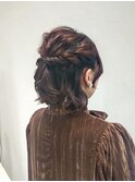 ハーフアップ