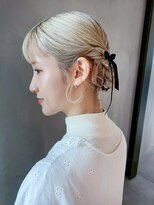 アルバム 銀座(ALBUM GINZA)&nbsp;美髪おくれ毛韓国前髪カットヘアロング_ba551263