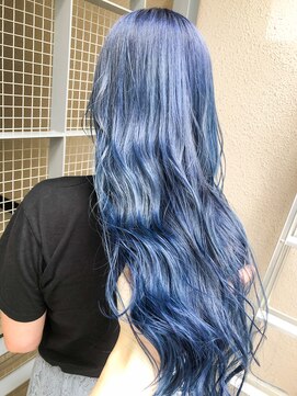 ユアーズヘア 新宿三丁目店(youres hair) アクアブルー