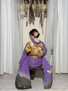 ヴィサージュ(VISAGE)の写真/《松戸駅3分》大切な日に、経験豊富なスタッフの優しく丁寧な着付けで初めての着物も安心してお任せ下さい!