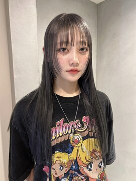 ペレ アネックス 大阪梅田茶屋町店(PELE ANNEX) ホワイトグレージュ/デジタルパーマ/フェザー/梅田