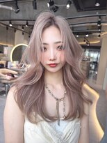 アスター 天神大名店(Aster) 小顔に見えるトレンドヘア/黒髪/オリーブグレー/ココアベージュ