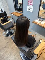 レアレア ヘアアンドライフ(LeaLea)&nbsp;黒髪カタログ/クラゲヘアー/オリーブグレー/伊丹