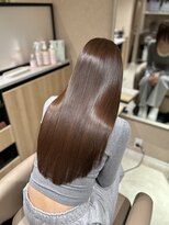 クセレス 梅田堂島店(KUSELESS)&nbsp;髪質改善カラー/ショコラブラウン/黒髪ツヤストレート