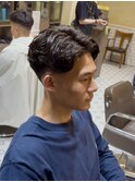 men's/メンズ/リバースセンターパート/ニュアンスパーマ/神保町