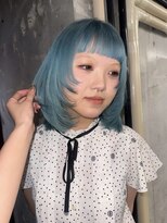 クレン(CLENN)&nbsp;blue color / layer cut