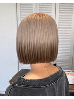 セットアップ 岡山北長瀬店(SET-UP)&nbsp;ホワイトベージュ×エンドカラー(ブラウン)デザインカラー