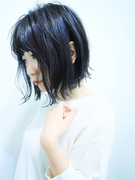 ラウンジ モリオ イケブクロ(Lounge MORIO Ikebukuro) 【morio池袋】大人かわいい黒髪小顔ボブ♪