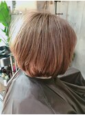 ショートボブ★ベージュカラー