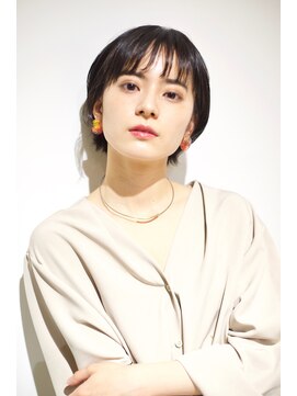 レンジシ オモテサンドウ(RENJISHI omotesando) 黒髪　丸みショート【高田　百唯】