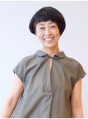 【えがお美容室】50代60代にオススメ◎ショートバングボブ