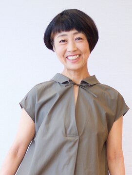 えがお美容室 【えがお美容室】50代60代にオススメ◎ショートバングボブ