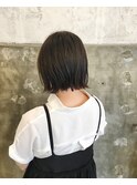 ぱつっとボブ