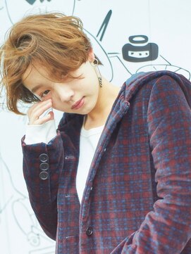 エムスラッシュ みなとみらい馬車道店(M SLASH) M.SLASH馬車道/暖色系カラー/前下がり/小顔/ショートパーマz1