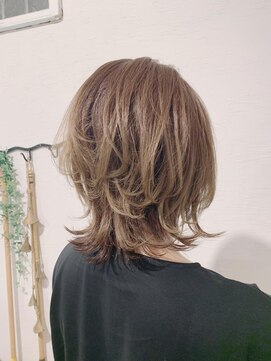 ボヌールヘア(BONHEUR HAIR) 【星川スグル】ボヌール綾瀬美容室 ハイウルフ×ティベージュ