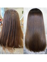 アンフィシュピトロワ(AnFye spi tlow)&nbsp;ジュエリーシステム×LULUTr×【縮毛矯正】で艶髪ストレートヘア