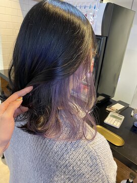 シーン 池袋(scene.) scene.【シーン】【池袋 西口徒歩3分】インナーカラーラベンダー