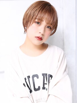 クラッチ トリートメント アンド ヘッドスパ 江坂(CLUTCH) 大人可愛い小顔美髪ツヤ髪前下がりショートバレイヤージュA4