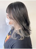 インナーカラー/シルバーベージュ