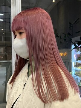 マザー(MOTHER) ダブルカラーミルクティーピンクベージュカラーケアブリーチ