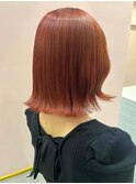 ダブルカラーオレンジベージュカラーケアブリーチ韓国ハイトーン