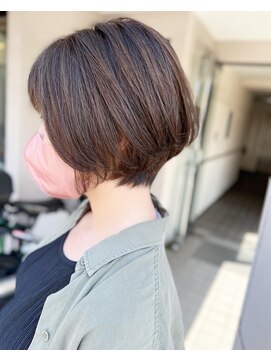 ラトリエコンタン(L´atelier Content) 30代40代50代大人可愛いひし形丸み絶壁解消ショート